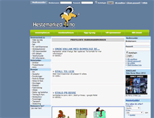 Tablet Screenshot of hestemarked.no